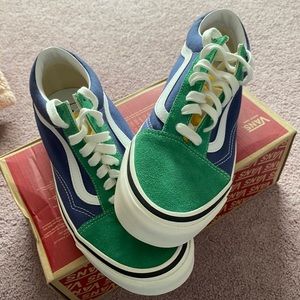 Old Skool Multicolor Vans (never worn)